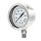 Pic Gauges Gauge, 2.5", 0/1500psi, 1/4", SS, 1perRemBez, 2 1/2 in Dial, 1/4 in NPT Male Lower Location PRO-311D-254N - alternate 1