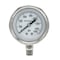 Pic Gauges Gauge, 2.5", 0/1500psi, 1/4", SS, 1perRemBez, 2 1/2 in Dial, 1/4 in NPT Male Lower Location PRO-311D-254N - alternate 3