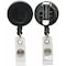 Baumgartens Reel, Badge, Retractable, Bk, PK25, Black, Plastic, Badge Holder, 25 PK 68424 - alternate 4