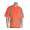 Pip Crew Neck Wicking Polyester T-Shirt, 3, R3, Mesh, Polyester, Orange, 5X 313-CNTSEOR-5X - alternate 1