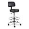 Boss Caressoft Medical/Drafting Stool W/ Back Cushion B16245-BK - alternate 2