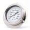 Pic Gauges Gauge, 2.5", 0/10000psi, 1/4"LBM, FrntFlange, 2 1/2 in Dial, 1/4 in NPT Male Lower Back Location PRO-314D-254U - alternate 1
