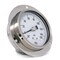 Pic Gauges Gauge, 4", 30/0/150psi, 1/4"LBM, SS, FrtFlang, 4 in Dial, 1/4 in NPT Male Lower Back Location PRO-314D-404CF - alternate 2