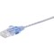 Monoprice Slim Cat6A Cable, PK10, 7 ft.White 15164 - alternate 5