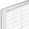 Mastervision 12"x24" Magnetic Planning Dry Erase Board, Aluminum Frame, Dry Erase Height: 12" CR1230830A - alternate 2