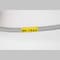 Brady 2" x 21/32" Yellow Wire Marker Sleeves, PermaSleeve(R) B33D-375-2-344YL - alternate 4