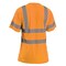 Occunomix T-Shirt, 3, R, Polyester, Orange, 2XL LUX-SSETP3B-O2X - alternate 2