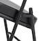 National Public Seating Folding Chair, Vinyl, 32in H, Black, PK2 3210 - alternate 6