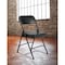 National Public Seating Folding Chair, Vinyl, 32in H, Black, PK2 3210 - alternate 2
