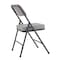 National Public Seating Folding Chair, Fabric, 32in H, Black, PK2 3212 - alternate 4