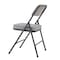 National Public Seating Folding Chair, Fabric, 32in H, Black, PK2 3212 - alternate 2