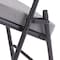 National Public Seating Folding Chair, Fabric, 32in H, Black, PK2 3212 - alternate 7