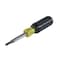 Klein Tools Multi-Bit Screwdriver / Nut Driver, 5-in-1, Phillips, Slotted Bits 32476 - alternate 4