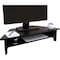 Victor Technology Victor High Rise Monitor Stand - 7.50" Height x 27" Width x 11.50" Depth - Wood, Laminate - Black DC050 - alternate 9
