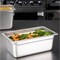 Carlisle Foodservice Qtr-Sz Lt Ga. SS Steam Table Pan, 4", PK6 607144 - alternate 2