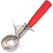 Carlisle Foodservice SS Disher Scoop No 24, 1.8 oz., Red, PK12 60300-24 - alternate 1