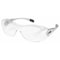 Mcr Safety Law (OTG), Safety Glasses, Anti-Fog, Clear Lens, Gray Frame, Frameless OG110AF - alternate 2