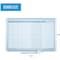 Mastervision Calendar Planning Board, Steel, 26 in, 42 1/2 in, Aluminum Frame, White/Gray, Matte GA0397830 - alternate 2