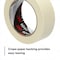 3M Masking Tape, 36 mm W x 55 m L, 5.1 mil Thick, Tan, Rubber Adhesive, 24 PK 101+ - alternate 9
