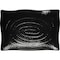 Carlisle Foodservice Rect Textured Platter, 13.5x9.25", Blk, PK4 4452003 - alternate 4