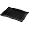 Carlisle Foodservice Rect Textured Platter, 13.5x9.25", Blk, PK4 4452003 - alternate 1