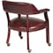 Office Star Collection: Traditional Traditional Guest Chair, Ox Blood Seat, Ox Blood Back, 24 1/2" W 23-1/2" L TV231-JT4 - alternate 3
