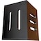 Hhip 6 X 5 X 4-1/2" Webbed Slotted Angle Plate 3402-0303 - alternate 3