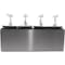 Carlisle Foodservice Topping Rail w/4ea Standard Pumps/Jars 38504 - alternate 3