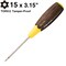 Vessel WOOD-COMPO Torx Screwdriver No.340TX T15 340T15H80 - alternate 4