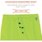 Ergodyne Hi-Visibility Rain Pants, Polyester, 29 3/4 in Inseam, Elastic Closure, Green, Size S 8915 - alternate 4