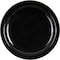 Carlisle Foodservice Melamine Sandwich Plate, 7.25", Blk, PK48 KL20103 - alternate 2