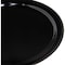 Carlisle Foodservice Melamine Dinner Plate, 9", Blk, PK48 KL20003 - alternate 1