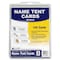 C-Line Products White Name Tent Cardstock, PK100 87587 - alternate 7