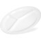 Carlisle Foodservice Melamine 3-Comp Plate, 10", Wht, PK48 KL10202 - alternate 4