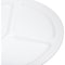Carlisle Foodservice Melamine 3-Comp Plate, 10", Wht, PK48 KL10202 - alternate 5