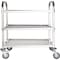 Carlisle Foodservice SS Util Cart, 3 Shelf, 400 lb., 15.75x29.5" UC4031529 - alternate 5