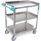 Carlisle Foodservice SS Utility Cart, 3 Shelf, 500 lb., 18x27" UC5031827 - alternate 6