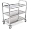 Carlisle Foodservice SS Util Crt, 3 Shlf, 400 lb., 17.75x33.375" UC4031733 - alternate 2