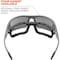 Ergodyne ODIN, Safety Glasses, Uncoated, Smoke Lens, Gray Frame, Full-Frame, Polarized ODIN-PZ - alternate 3