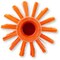 Sparta 3 in W Pipe and Valve Brush, Orange, Polypropylene 45003EC24 - alternate 3