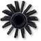 Sparta 3 in W Pipe and Valve Brush, Black, Polypropylene 45003EC03 - alternate 3