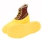 Tingley Overshoes, Plain Toe, PVC, 5 in Height, Pull On Closure, Cleated Sole, Yellow, L 35113 - alternate 4