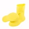Tingley Overboots, Plain Toe, PVC, 10 in Height, Snap Tab Closure, Cleated Sole, Yellow, M 35123 - alternate 3