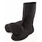Tingley Overboots, Plain Toe, PVC, 14 in Height, Snap Tab Closure, Cleated Sole, Black, M 35141 - alternate 6