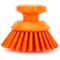 Sparta 5 in W Round Scrub Brush, Orange, Polypropylene 42395EC24 - alternate 1