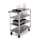 Lakeside Stainless 4 Shelf Banquet Cart;All Edges Down, 500 lb Capacity, 18"x31" 353 - alternate 1
