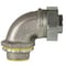 Raco Conduit Fitting Connector, 3/4 in, Liquid-Tight, Steel, Electro Zinc Plated, Gray 3543 - alternate 2