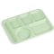 Carlisle Foodservice Left-Hand, 6-Compartment Tray, Green, PK24 61409 - alternate 3