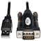 Tripp Lite USB to Serial Adapter Cable USB-A to DB9 RS-232 M/M 5ft 5FT U209-000-R - alternate 4