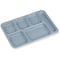 Carlisle Foodservice Right-Hand Compartment Tray, Blu, PK24 614R59 - alternate 4